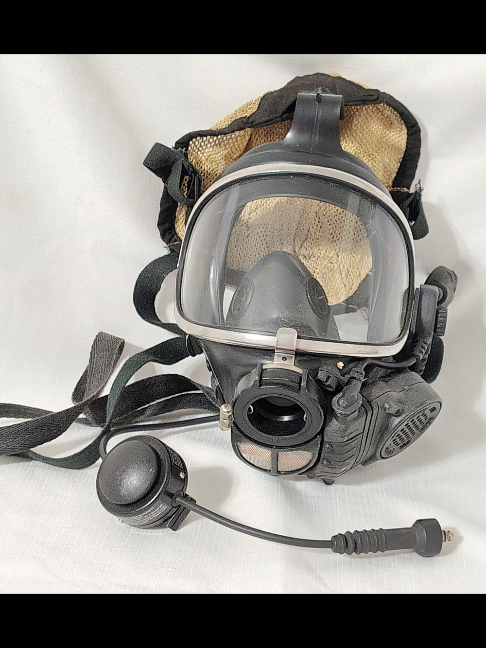 DRAGER PANORAMA NOVA SCBA Gas Mask Full Face Respirator Voice Amp Push To Talk